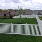 Hot Sale White Vinyl Pool Picket Fence House Fence Garden Fence