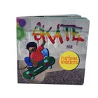 Custom laminated full color children board book printing english books