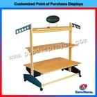 Hot selling modern wooden clothes display stand