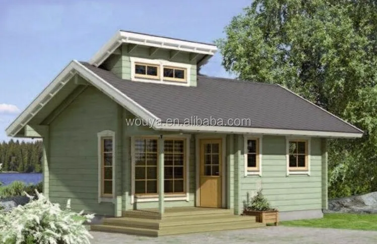 Sqm Green Wooden House Green For Garden Log Cabin Small House