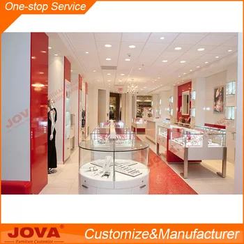 Customized Luxury Jewellery Showroom Furniture Design Jewelry Shop