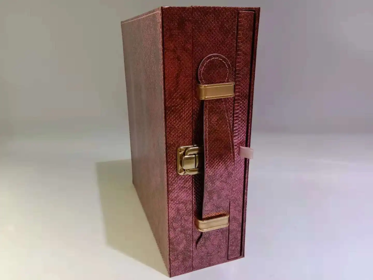 leather cosmetic gift box cosmetic storage box manufacturer
