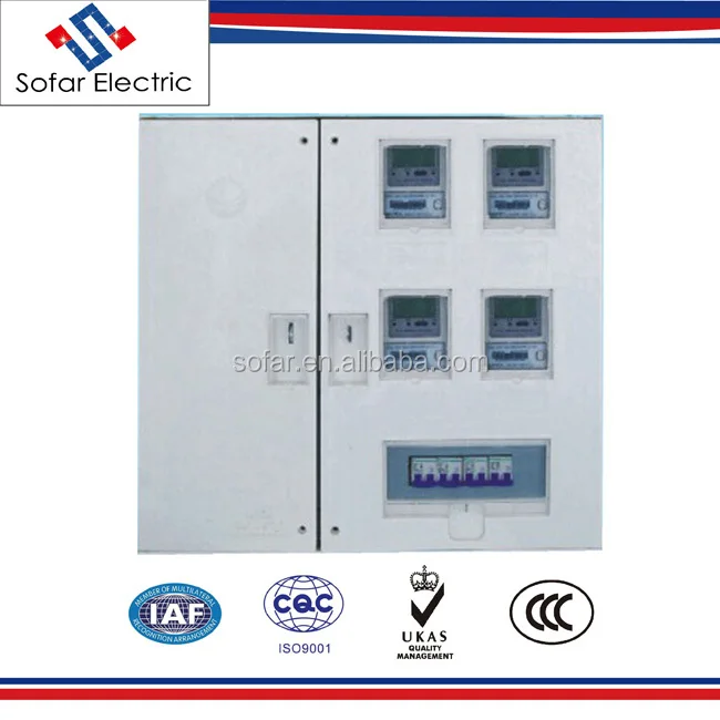 Model B104004 Outdoor IP54 SMC Meter Cabinets