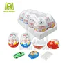 8 pcs Big Chocolate Biscuits Eggs with Jump Rope Cartoon Toys