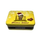 OEM Customized Metal Cake Cookie Biscuit Tin Box For Packaging cookie packaging boxes