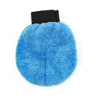 microfiber coral fleece sponge inside car wash glove mitt