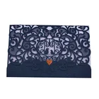 High quality cheap price luxury laser cut unique wedding invitations