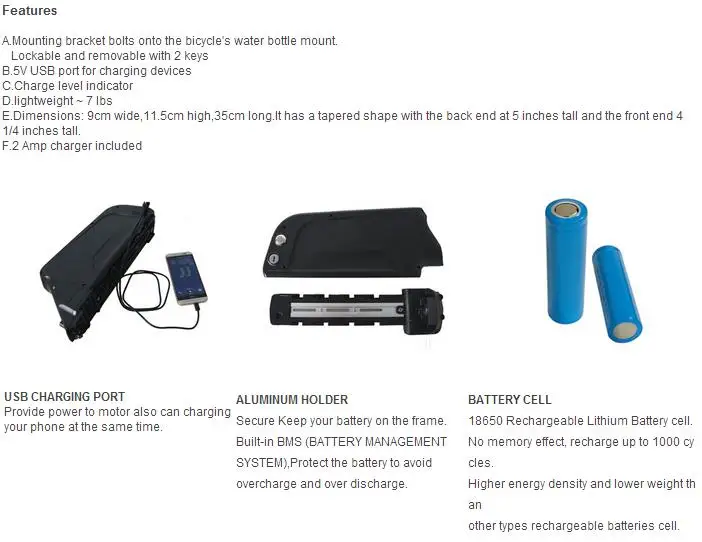 36v 10ah dophin battery