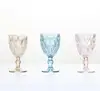 Classic color White &red Wine Glass Goblets for wedding home use
