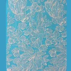 New african embroidery mesh fancy glitter sequins dress lace fabric