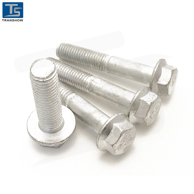 DIN6921 Grade 10.9 High Strength Steels Hex Flange Bolts, View Hex
