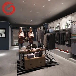 men"s fashion shop interior design clothing showroom layout for