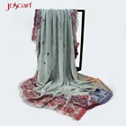 square hijab cotton printing summer turkish scarves spring scarf