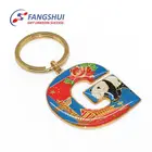 2018 decoration alphabet e keychain various letter key chains