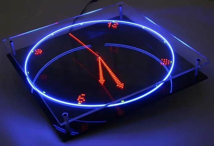 Led часы своими руками