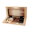 Magnetic Chess & Checkers & Backgammon Folding Chess Board Game
