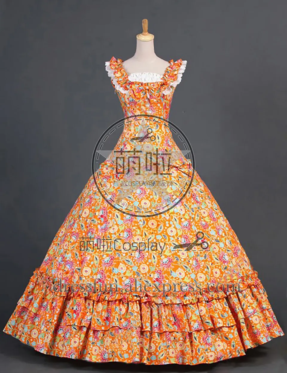 D081OrangeFloral-5