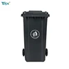 Strong plastic trash containers 240l compatible with garbage truck