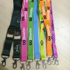 Made in China factory brand hang rope printing logo heat transfer printing work card hang rope manufacturer chest card certifica