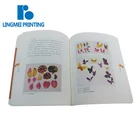 Good quality photobook magazine custom CMYK coloring flower book printing perfect paperback publishing