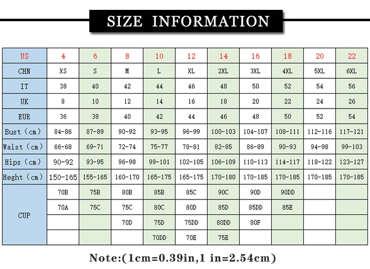 4size chart 