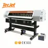 TECJET Inkjet Digital Led 3d Emboss roll to roll uv Printer Digital logo clear film Printing Machine price