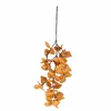 Top seller 2019 coral orange artificial fig fruit coin leaf upgrade new product popular for office decoration