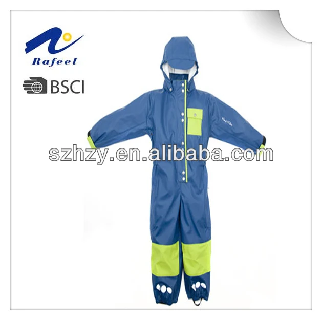 fashionable outdoor waterproof overalls children