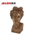 Factory price home decoration david bust statue 13.7inch height david head sculpture