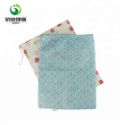 cheap eco friendly pouch non woven calico cotton bag drawstring