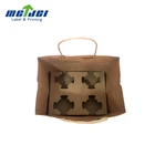 Top sell coffee beverage cup packing craft paper carry bag for food