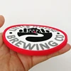 Plus one china factory personalized beer soft PVC rubber silicone coasters for bar