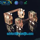 Brass copper metal double stamping part for meter socket with screw terminal assembly