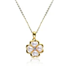 0625-1 4-5 mm handmade genuine pearl jewelry small pendant necklace sex indian pearl necklace neck pearls