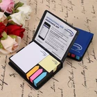 Plastic sticky note/ leather cover sticky note pad /PU Index flags