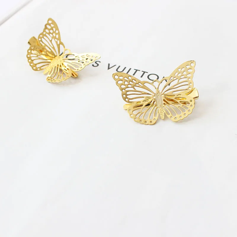 Butterfly hair clip hair clip flower hair clip .jpg