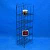 free stand stores promotion home decoration textile cushion multi tiers iron steel wire adjustable display shelf