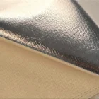 High Tech Woven Reflective Heat Resistant Aramid Fiberglass Aluminum Fabric For Fire Clothing