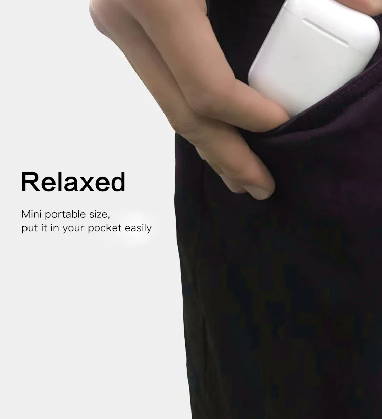 Popular i12 TWS Wireless Earphone Twin Earbud BT 5.0 Portable With Charging Box - ANKUX.COM