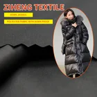 Manufacturer's hot sale 65D thin polyester fabric with 100% polyester polyester down jacket fabric