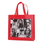 Custom logo foldable laminated pp non woven shopping bag