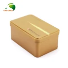Custom metal tin box tea small rectangle tin box for tea