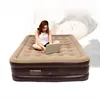 Hot sale Outdoor camping king size air bed folding inflatable air bed Mattress with air pump,150*200*45CM