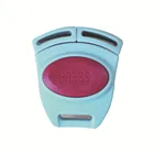 Baby safety car seat accessories dual-tongue 15degree seat belt harness lock buckle ISOFIX 3 point plastic buckle