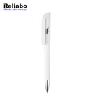 Reliabo New Products 2018 High Quality White Promotional Plastic Ballpen Custom Logo