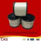 White Yarn 0.48mm-1.05mm White For Nylon Zipper Teeth Nylon Monofilament Yarn