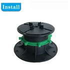adjustable floor support pedestal(MB-T0-E 90MM-180MM)