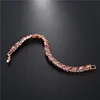 2018 Yiwu Wholesale Special Design Top Quality Plating Women AAA Copper Bracelet Ladies Environmental Style Zircon Bracelet