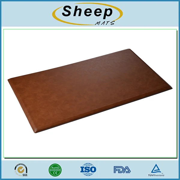 Handmade washable foot massage pu foam comfort kitchen mats