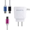 5V 1A US Plug Flat USB Wall AC Power Adapter Mobile phone Travel Charger For Iphone Samsung
